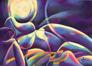 Forma Abstrata Luminosa de Corné Akkers