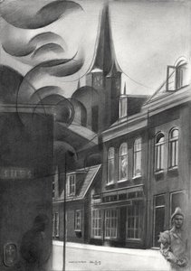 Rua urbana estilizada de Corné Akkers