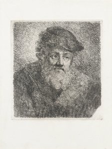 Velho com barba e chapéu de Cornelia Scheffer Lamme