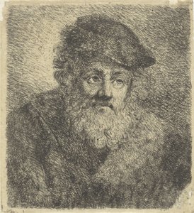 Velho com barba e chapéu de Cornelia Scheffer Lamme