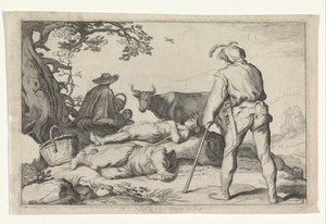 Veehoeders
Vier pastorale scènes (título da série)
Otia delectant (título da série) de Cornelis Bloemaert (II) (possibly)
