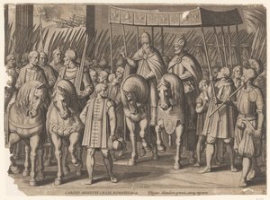 Coroação Imperial de Carlos V em Bolonha, 1530
Triunfos de Carlos V (título da série)