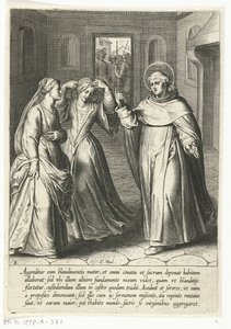 Thomas converte a sua irmã
A vida de São Tomás de Aquino (título da série) de Cornelis Boel