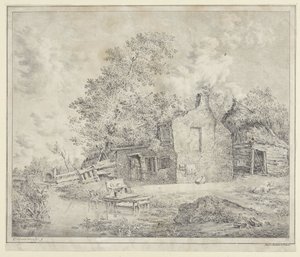 Casa de campo à beira-mar de Cornelis Borsteegh