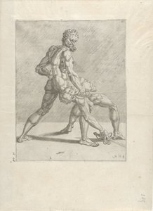 Dois espadachins Espadachins (título da série) de Cornelis Bos (possibly)