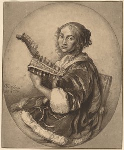 Senhora com alaúde de duas cabeças, 1781.