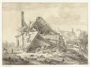 Casa agrícola dilapidada de Cornelis Brouwer