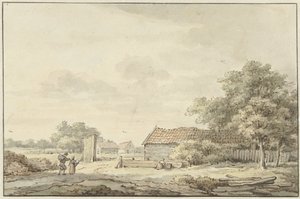 paisagem com fazendas de Cornelis Buys