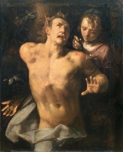 A esfola de Marsyas. de Cornelis Cornelisz. Haarlem van