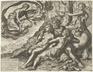 Alegoria da Imortalidade das Virtudes de Cornelis Cort