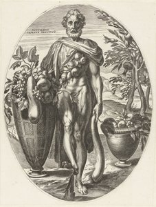 outono Deuses da Agricultura (título da série) de Cornelis Cort