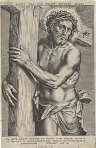 Cristo como Homem de Dores de Cornelis Cort