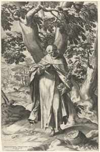 São Domingos, leitura de um livro de Cornelis Cort