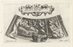 O nascimento de Jacob e Esaú
A história de Jacob (título da série) de Cornelis Cort