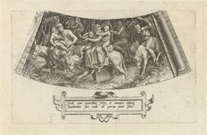 O Retorno de Jacó a Canaã A História de Jacó (título da série) de Cornelis Cort