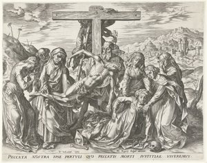 Descida da Cruz de Cornelis Cort