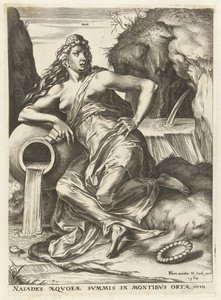 Naiade
Deusas e ninfas (título da série) de Cornelis Cort