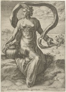 Napaea
Deusas e ninfas (título da série) de Cornelis Cort