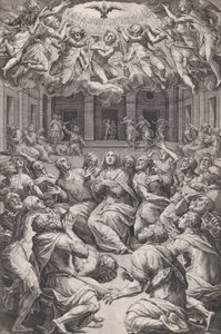 O Pentecostes, 1574. de Cornelis Cort