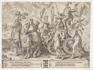O triunfo da guerra de Cornelis Cort