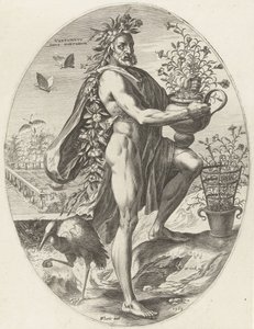 vertumnus Deuses da Agricultura (título da série) de Cornelis Cort