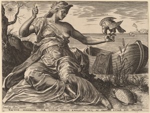 Toque de Cornelis Cort after Frans Floris I