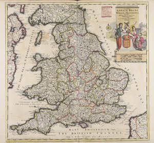 Reino da Inglaterra e País de Gales e governo de descrição precisa de Cornelis Danckerts