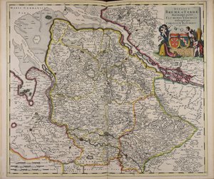 Ducatus Bremae amp; Ferdae maximaeque partis fluminis Visurgis descriptio de Cornelis Danckerts