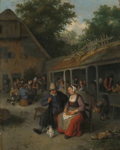 Pousada de campo de Cornelis Dusart