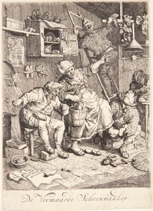Um sapateiro de Cornelis Dusart