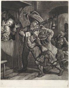 Lotaria de Grootebroek, 1694 de Cornelis Dusart