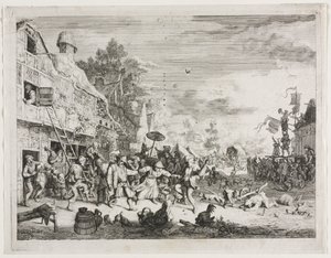 Feira da Aldeia de Cornelis Dusart