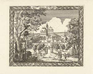 Vista de Huis te Werve em Voorburg
Huys te Werve (título sobre o objecto)
