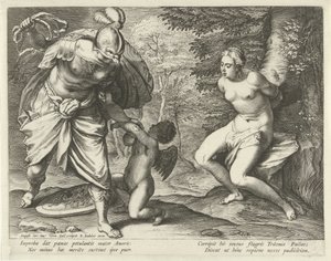 Vénus amarrado a uma árvore e Amor castigado por Minerva