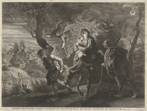 Voo para o Egipto de Cornelis Galle (I)