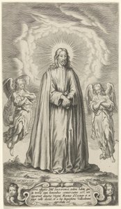 Cristo com dois anjos de Cornelis Galle (II)