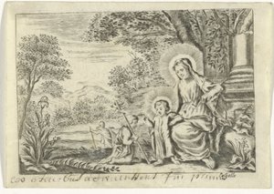 A Sagrada Família com João Baptista de Cornelis Galle (II)