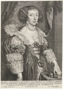 Retrato de Henriëtte van Lorraine