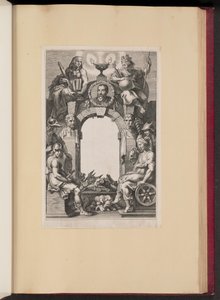 Página de rosto para Justus Lipsius, Opera Omnia de Cornelis Galle I after Sir Peter Paul Rubens