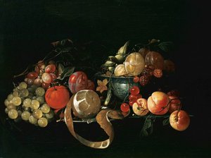 Natureza morta com frutas de Cornelis de Heem