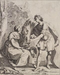 Meleagro e Atalanta de Cornelis I Danckerts
