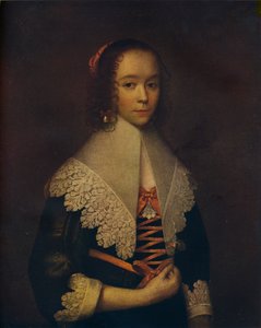 Retrato de uma menina, século XVII, 1916 de Cornelis Janssens van Ceulen