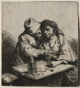 O casal amoroso.