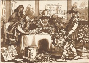 botânico de Cornelis Ploos van Amstel (signed by artist)