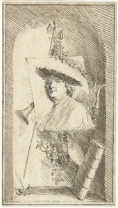 Auto-retrato de Cornelis Ploos van Amstel de Cornelis Ploos van Amstel (signed by artist)