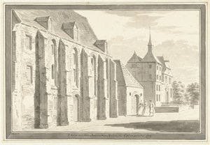 Vista da igreja e da casa em Ootmarsum