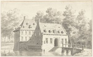 A casa em Druten em Gelderland