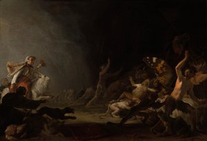 Um sábado de bruxas, c. 1650.