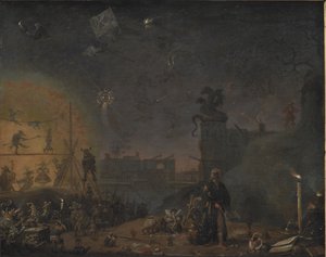 A visão da criança dominical de Cornelis Saftleven