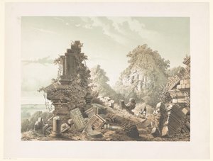 Ruínas de Tjandi Lora Djongrang
Ruínas de Tjandi-Lora Djongrang. Residência Jocjakerta (título sobre o objecto) de Cornelis Springer